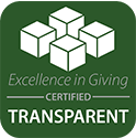 Excellence in Giving - Certified Transparent